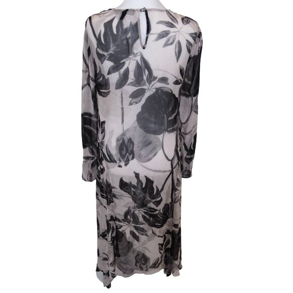 Allsaints Ria Jackie Midi Dress Size 8 - Picture 2 of 8